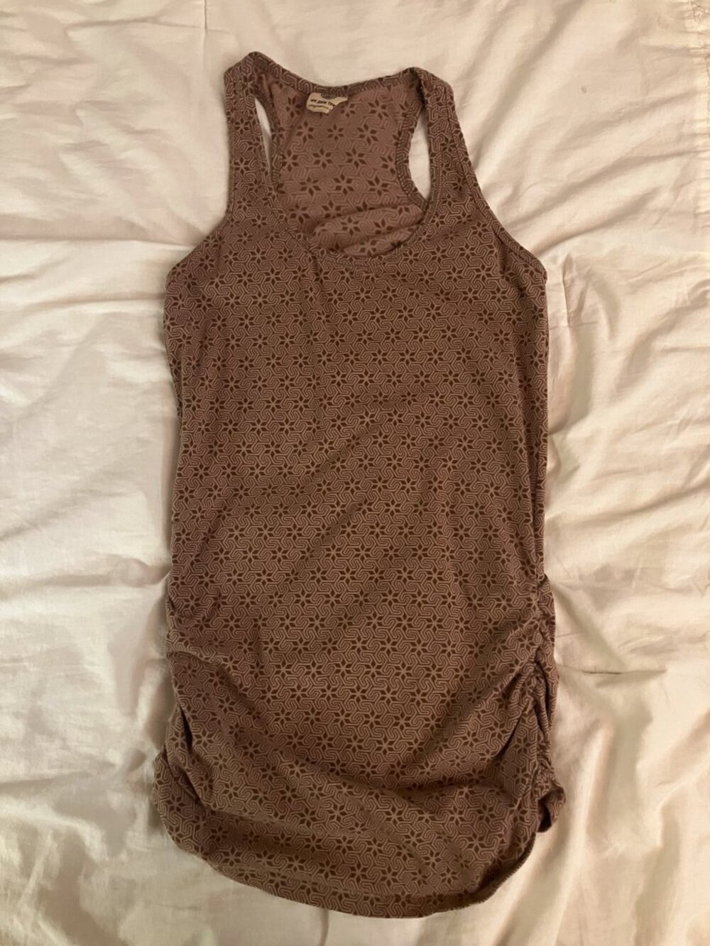 Fun and flirty tank top with geometric patterns